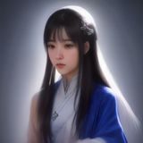 赵雨桐，专业宠物美容师，擅长西施犬造型设计，工作室环境中的专业形象照